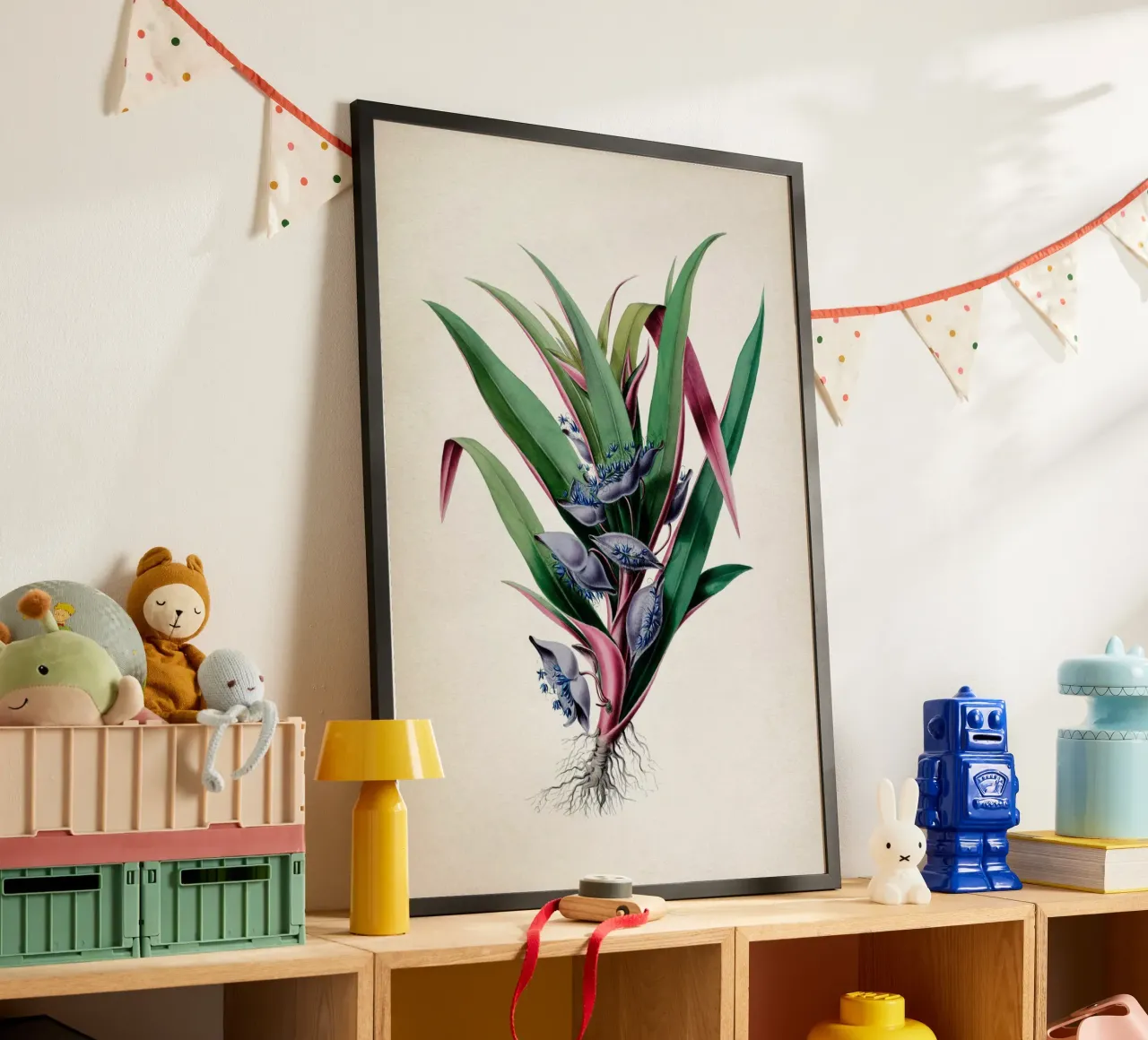 Vintage Denisse 1 Tradescantia hahnemühle by Vintage Print Collection