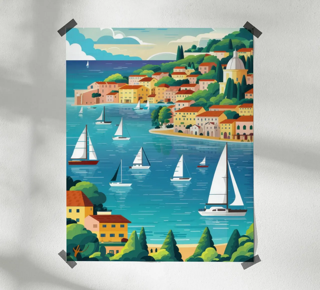 Coastal Regatta Day poster da Heaven Craft