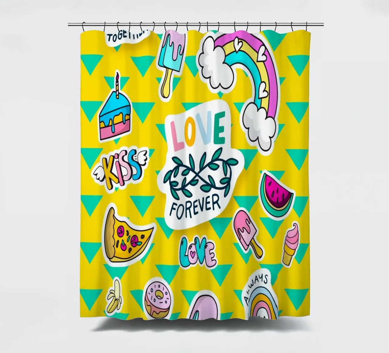love4ever douchegordijn van Design by Soph