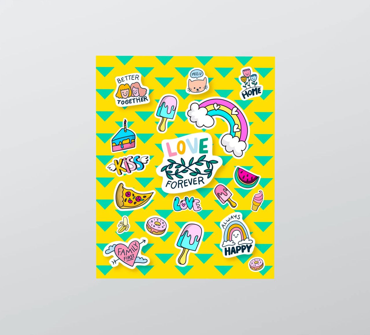 love4ever Sticker von Design by Soph
