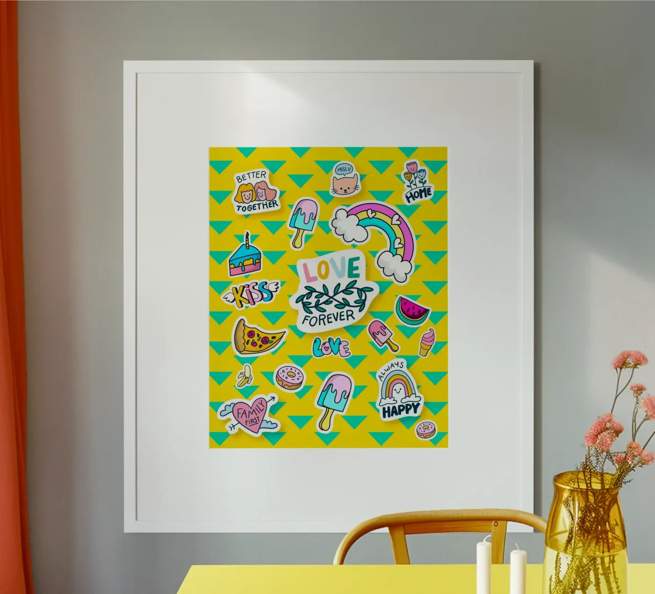 love4ever poster da Design by Soph