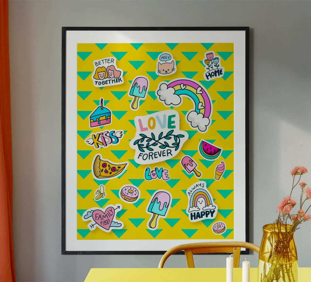 love4ever poster da Design by Soph