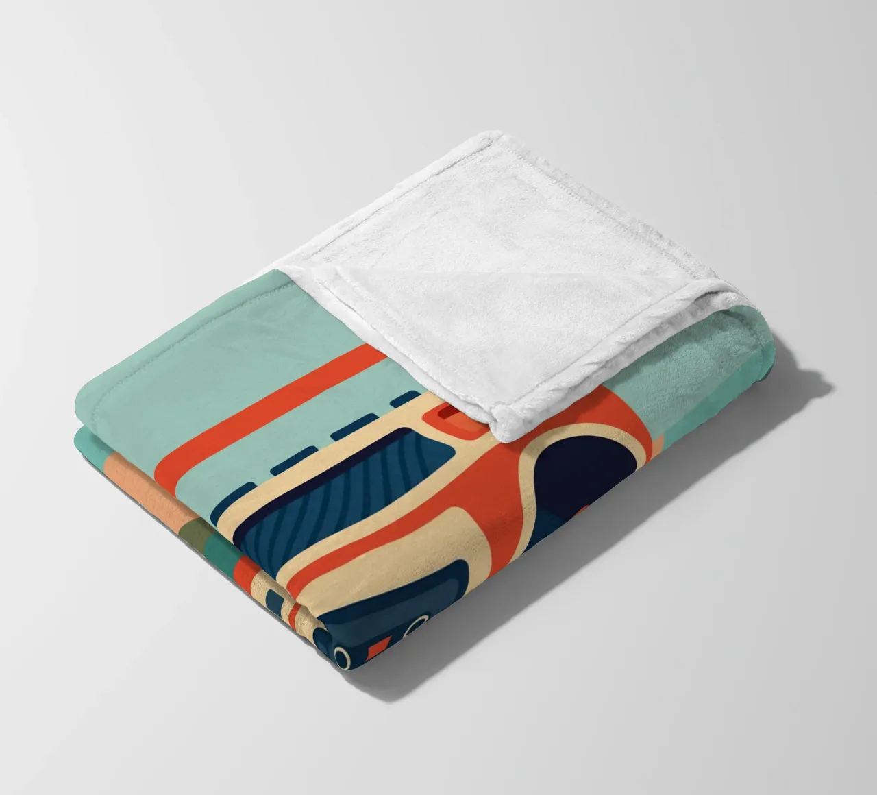 Retro Ghettoblaster coperta in pile da DARIA IVANOVNA