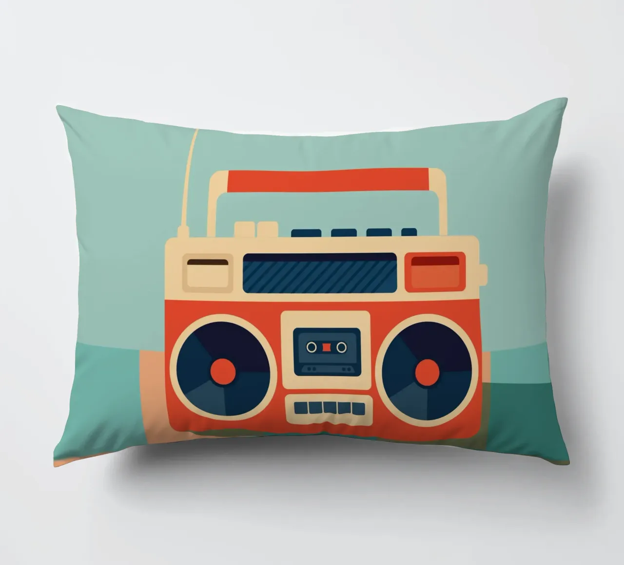 Retro Ghettoblaster cuscino da DARIA IVANOVNA