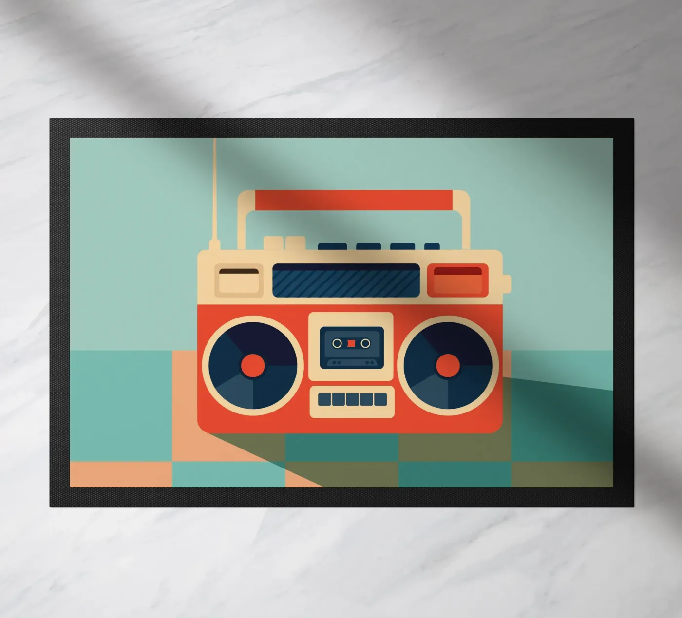 Retro Ghettoblaster zerbino da DARIA IVANOVNA