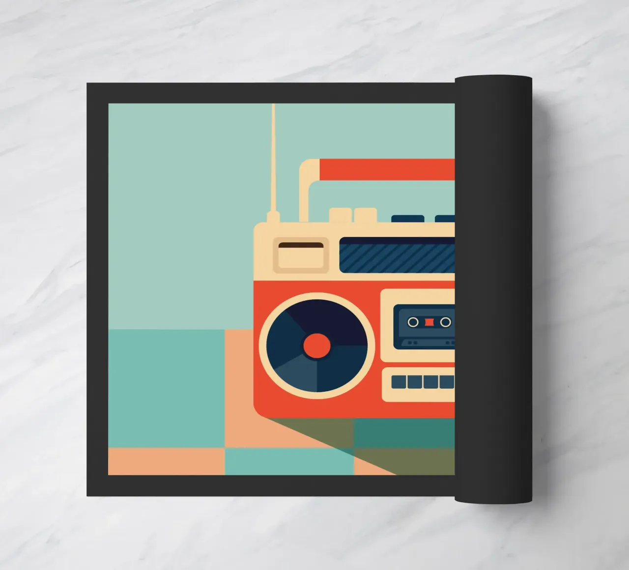 Retro Ghettoblaster zerbino da DARIA IVANOVNA