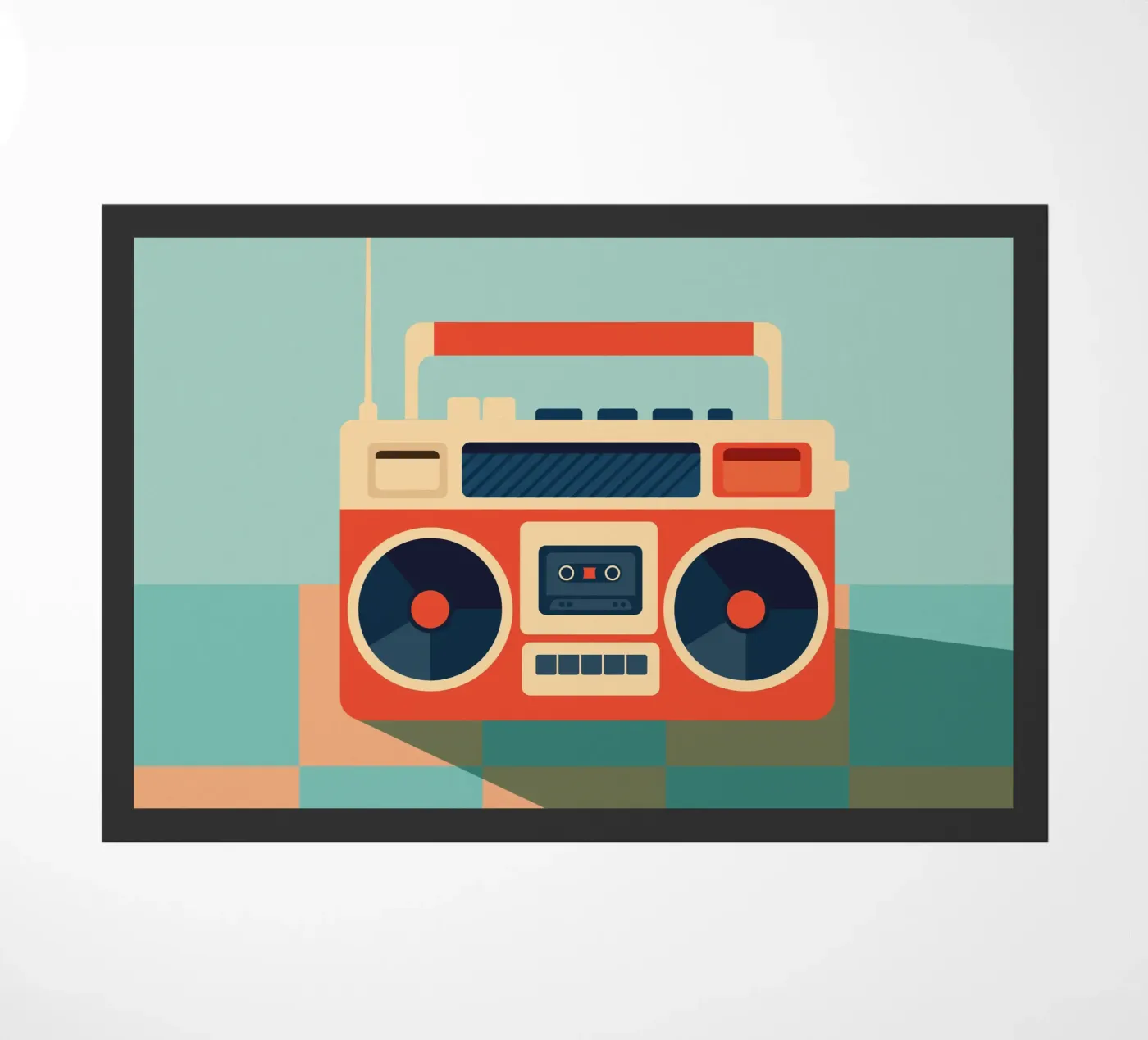Retro Ghettoblaster zerbino da DARIA IVANOVNA
