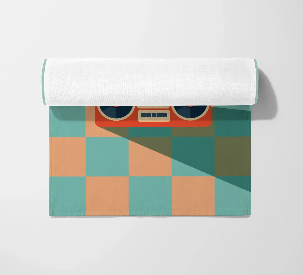 Retro Ghettoblaster telo mare da DARIA IVANOVNA