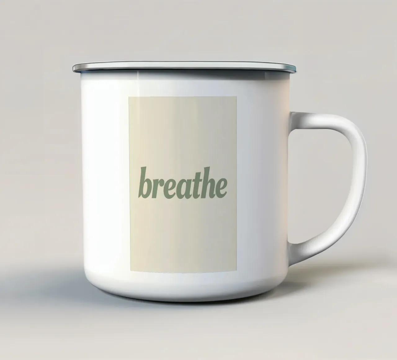 Respirare tazza in smalto da Botanical Gallery