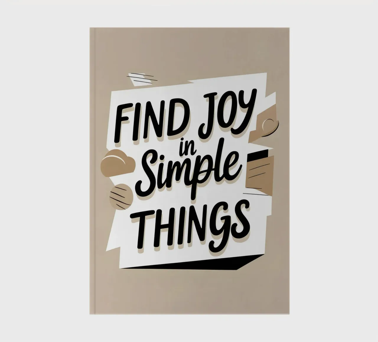 Find Joy in Simple Things notebook by Botanical Gallery