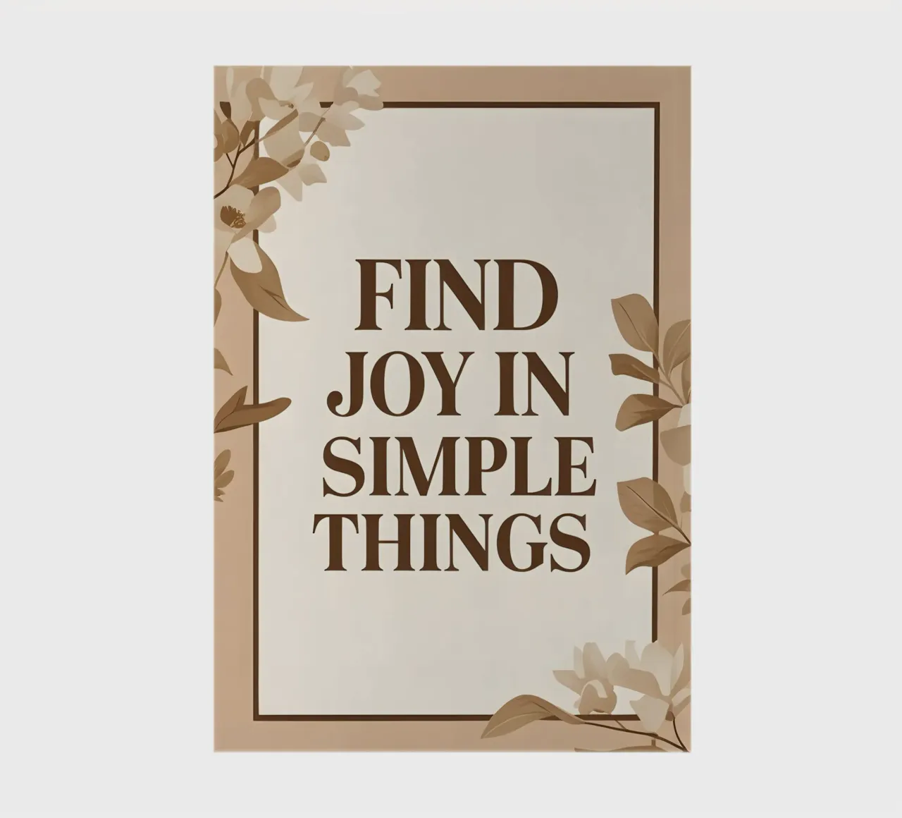 Find Joy in Simple Things notebook by Botanical Gallery