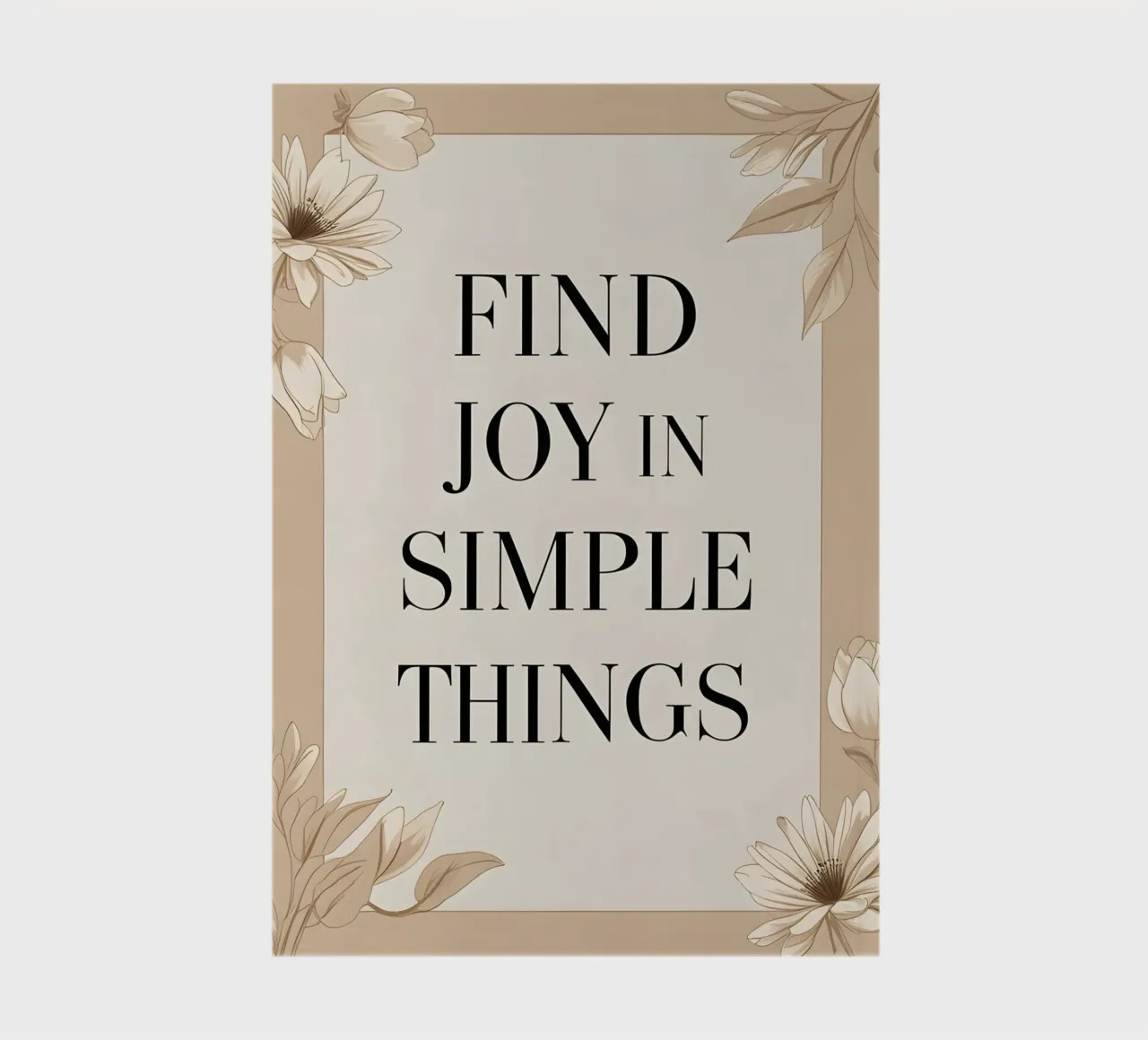 Find Joy in Simple Things notebook by Botanical Gallery