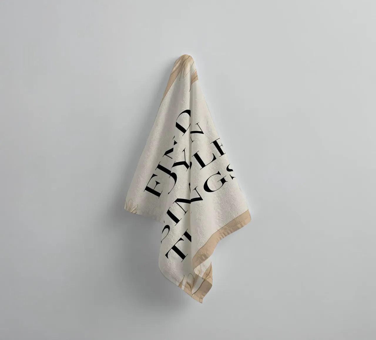 Find Joy in Simple Things towel by Botanical Gallery