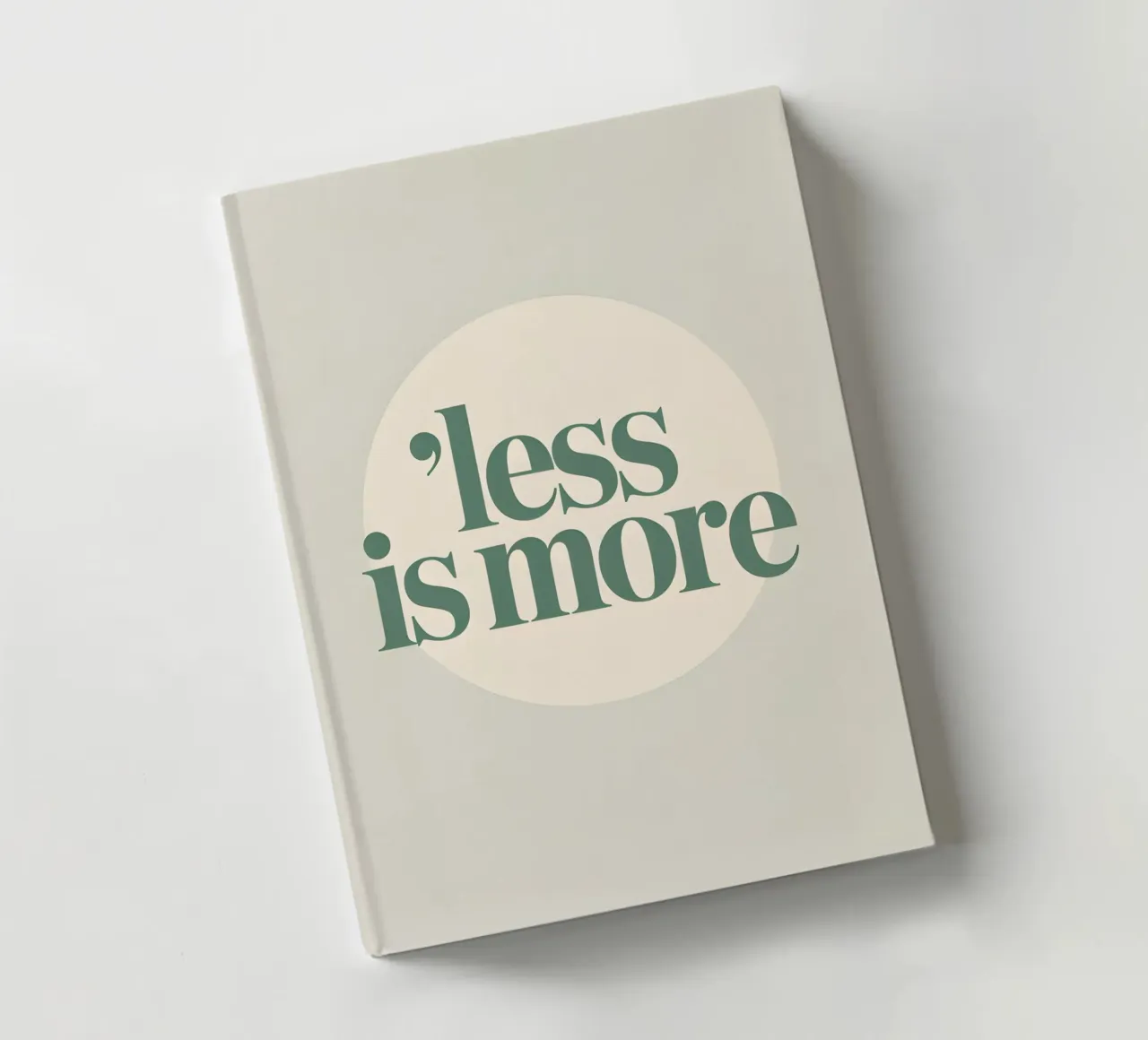 Less is More notebook by Botanical Gallery