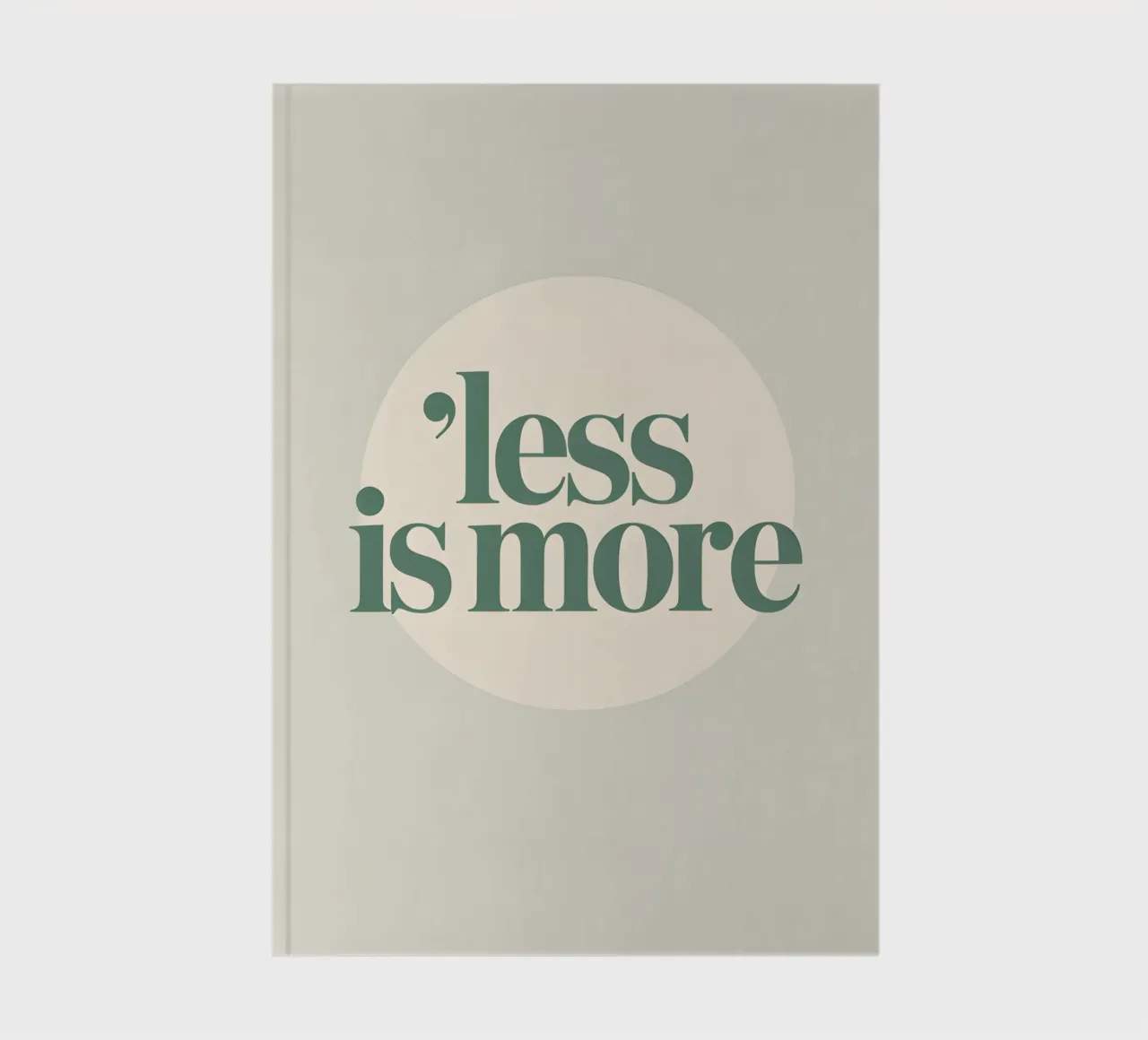 Less is More notebook by Botanical Gallery