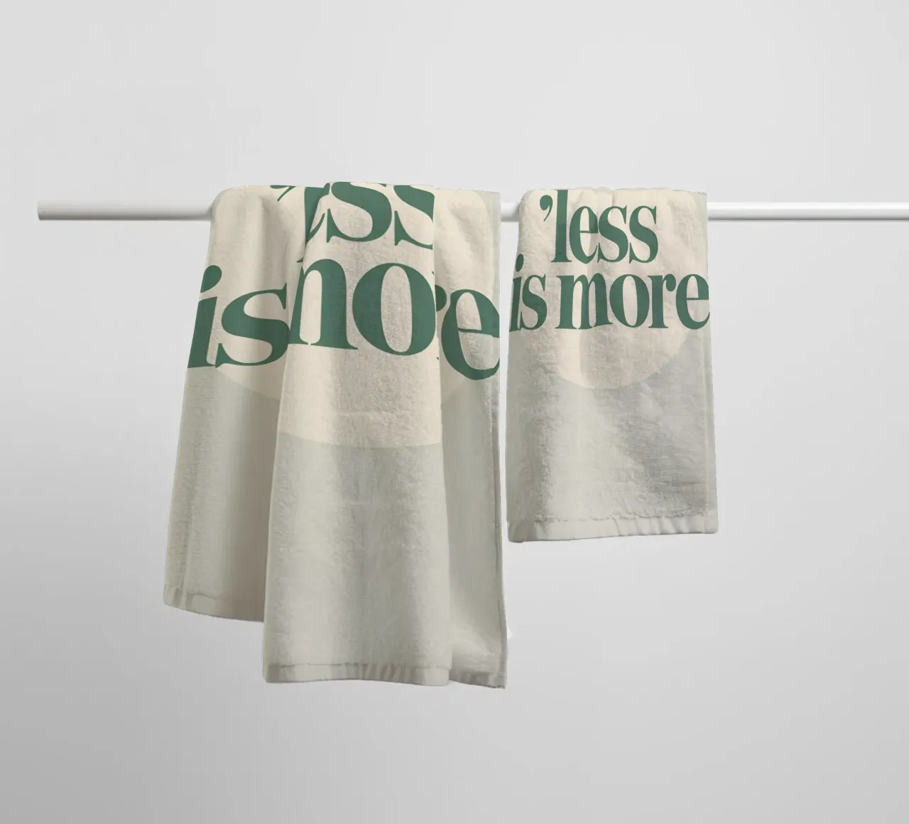Less is More towel by Botanical Gallery