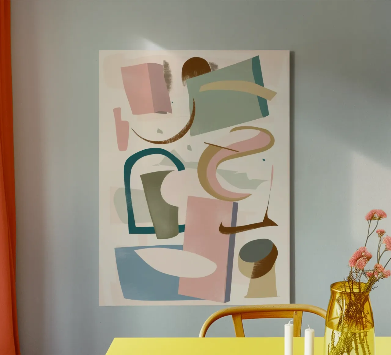 Pastel Object Serenity canvas with Floater frame by Echo Saber
