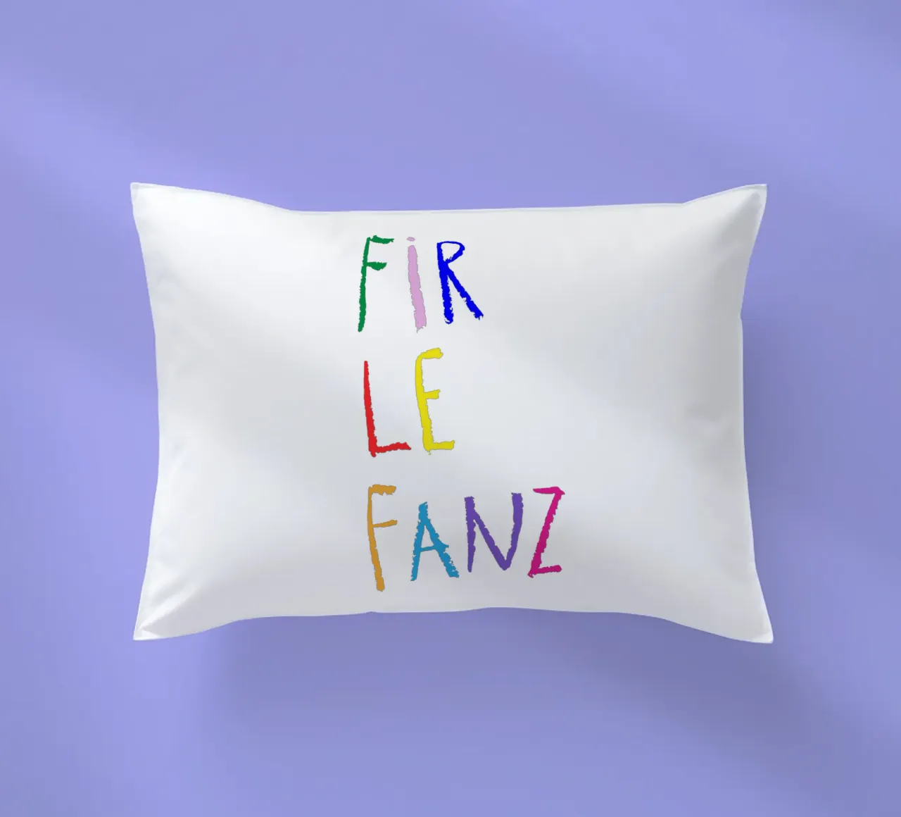 Firlefanz - bunt cuscino da Brushmeetspaper