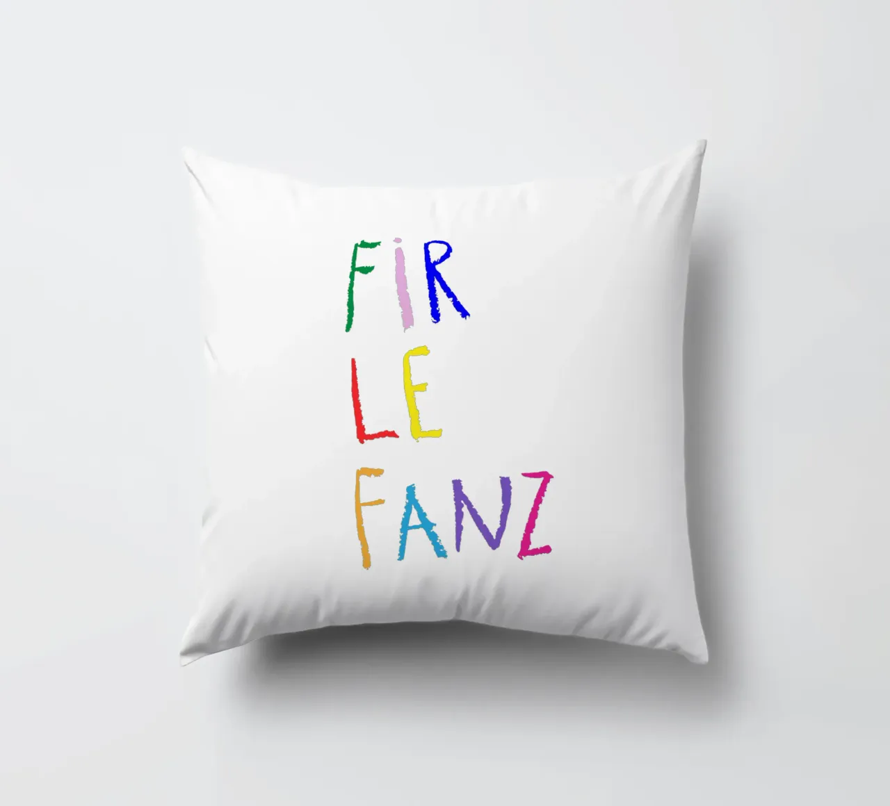 Firlefanz - bunt cuscino da Brushmeetspaper