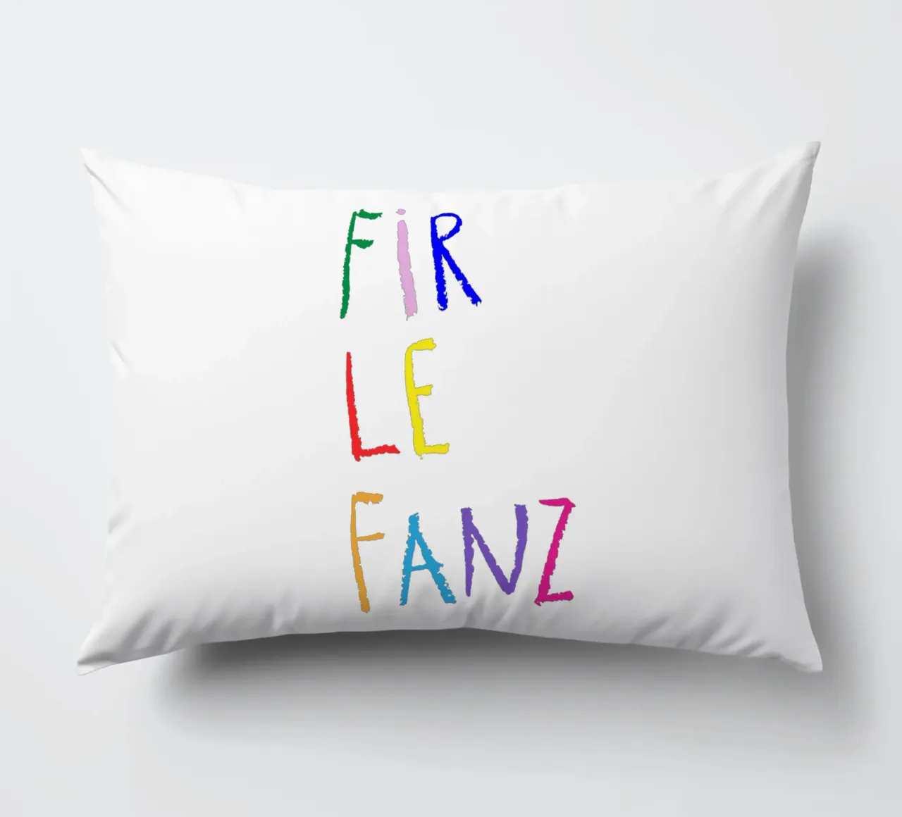 Firlefanz - bunt cuscino da Brushmeetspaper