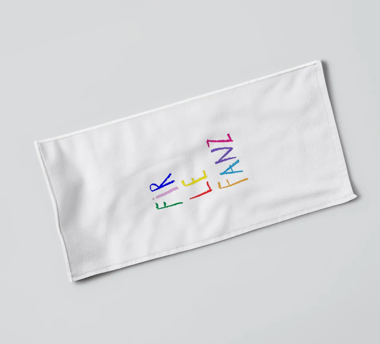 Firlefanz - bunt asciugamano da bagno da Brushmeetspaper