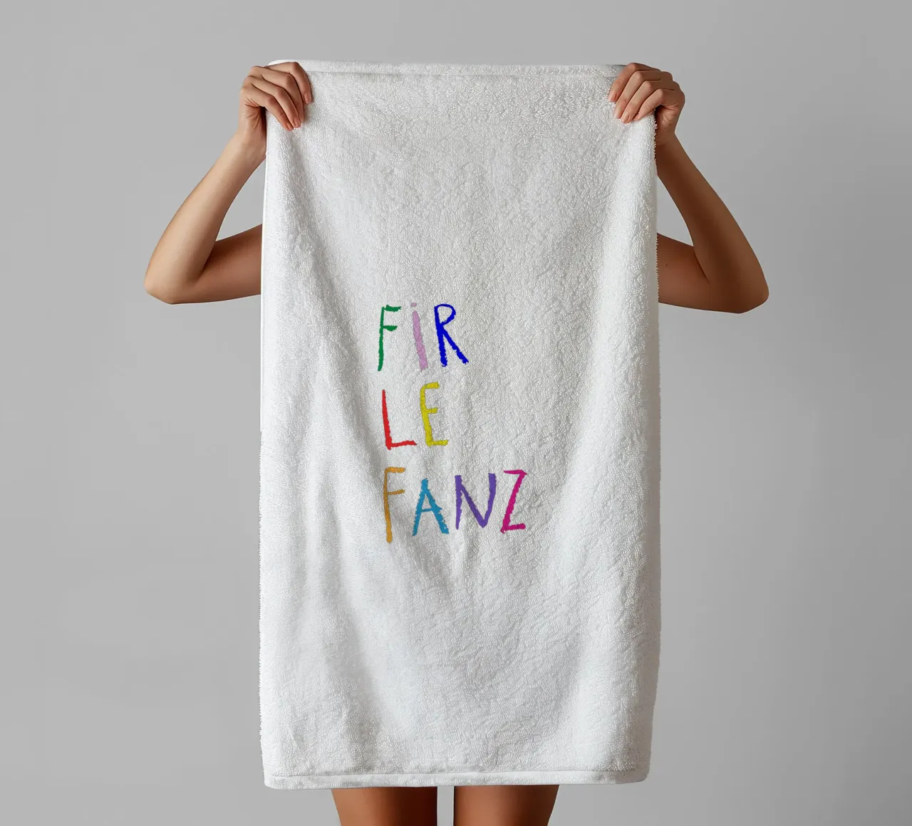 Firlefanz - bunt asciugamano da bagno da Brushmeetspaper