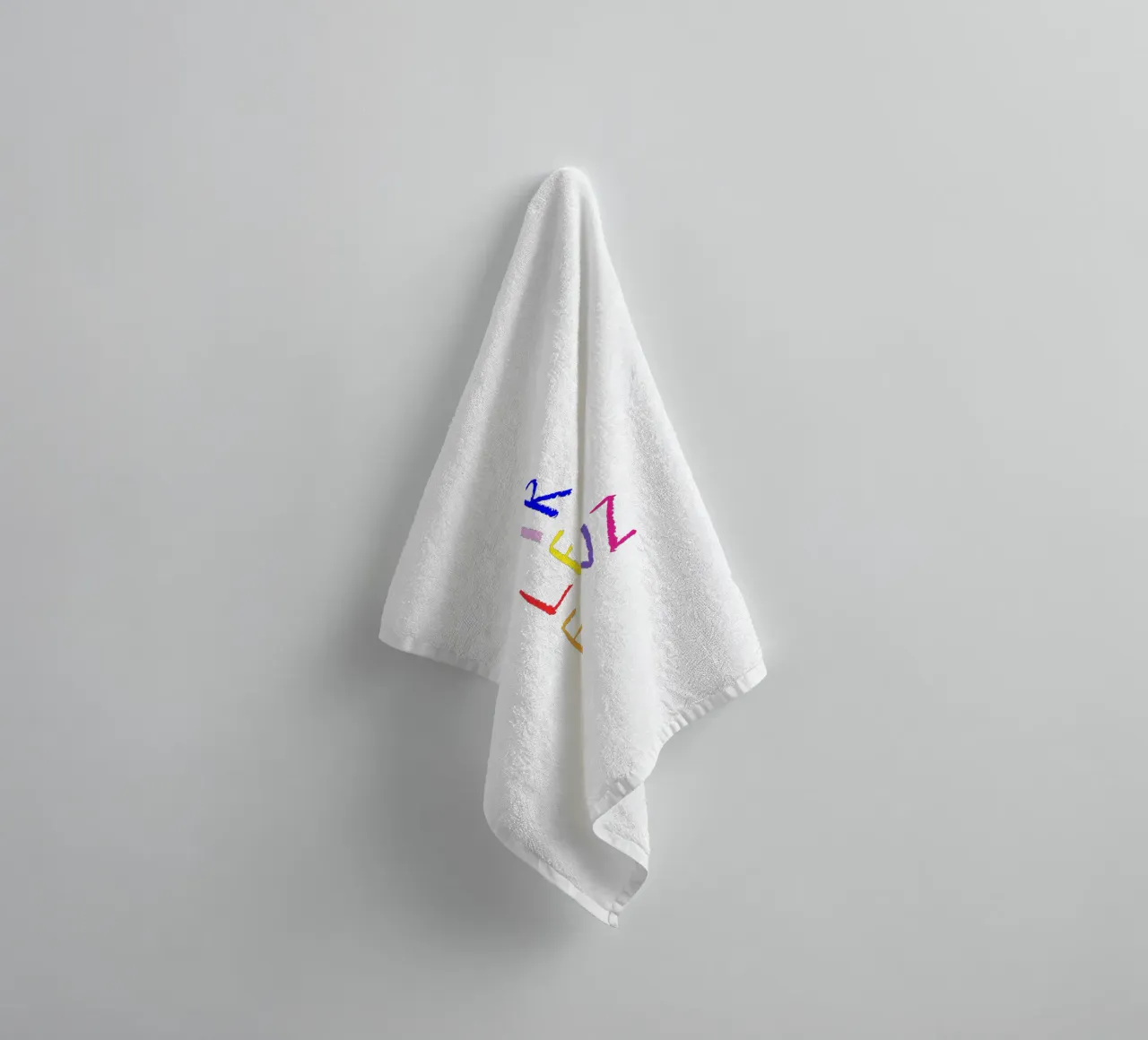 Firlefanz - bunt asciugamano da bagno da Brushmeetspaper