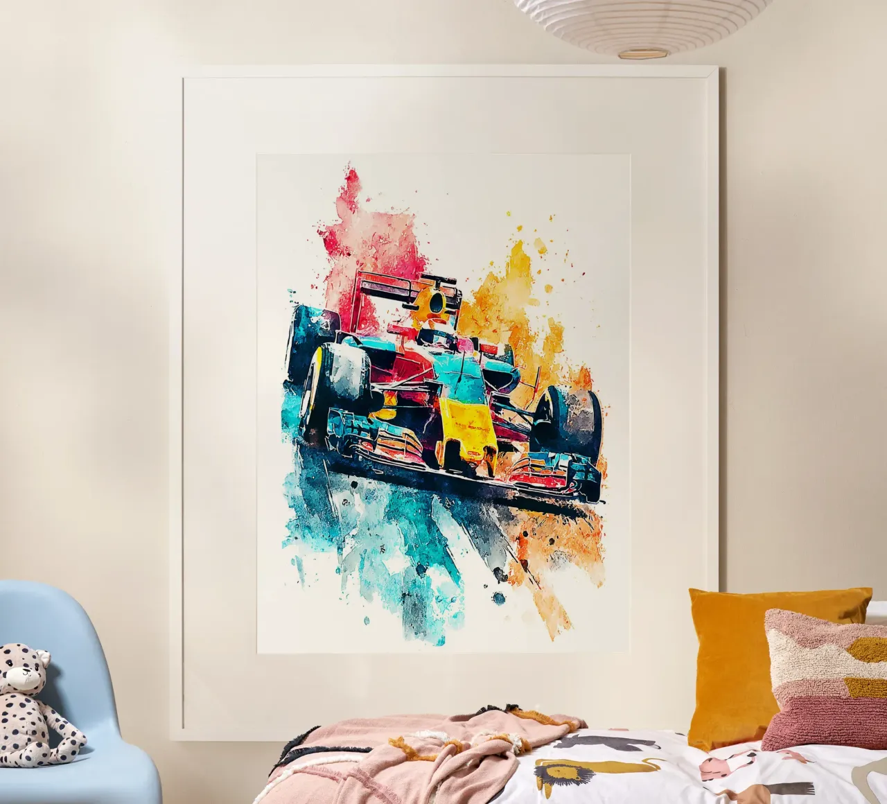 Formula 1 Watercolor poster da Mateo