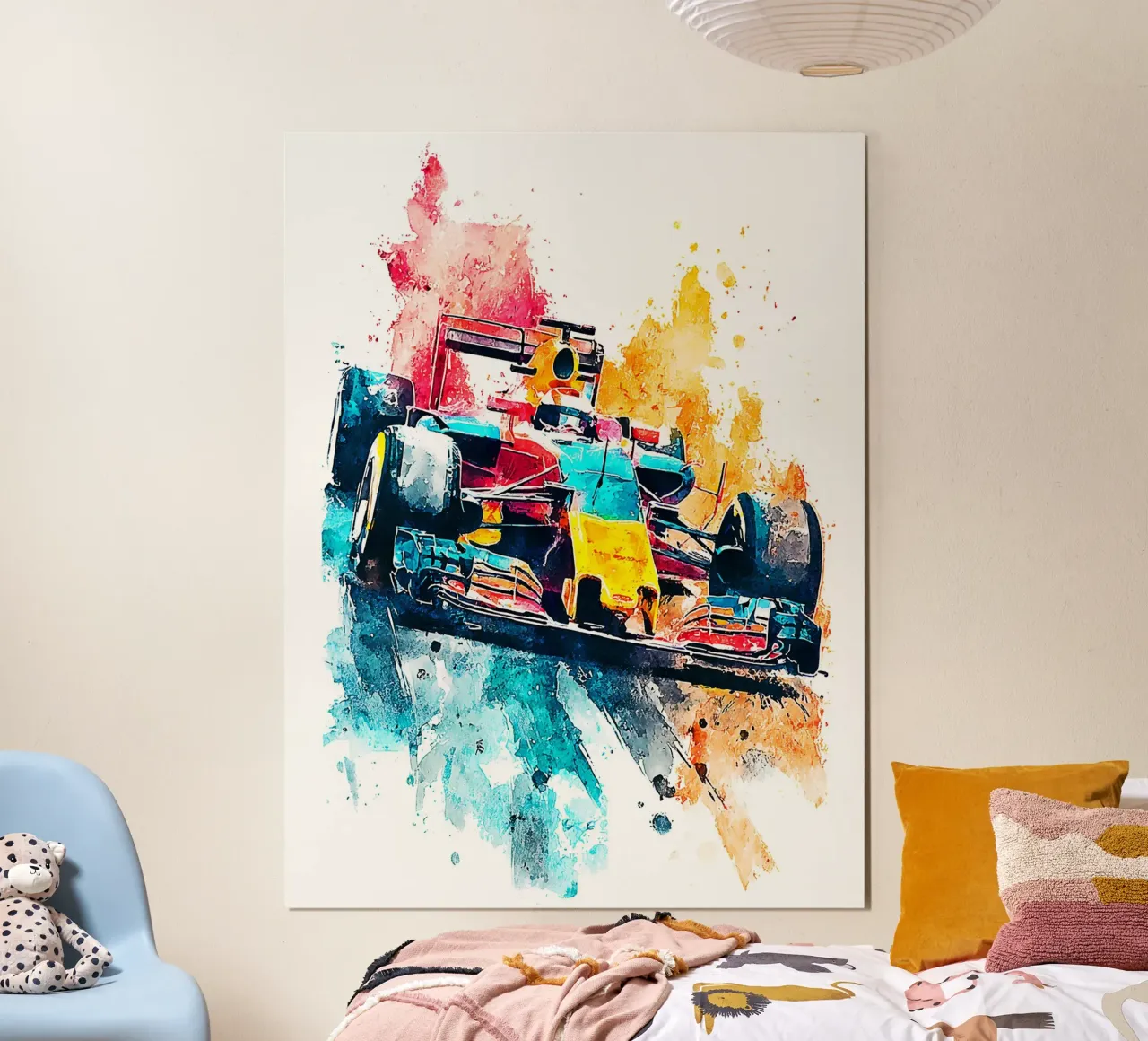 Formula 1 Watercolor poster da Mateo