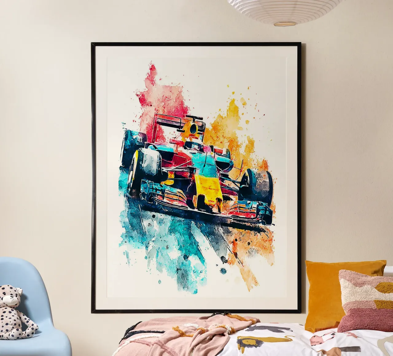 Formula 1 Watercolor poster da Mateo