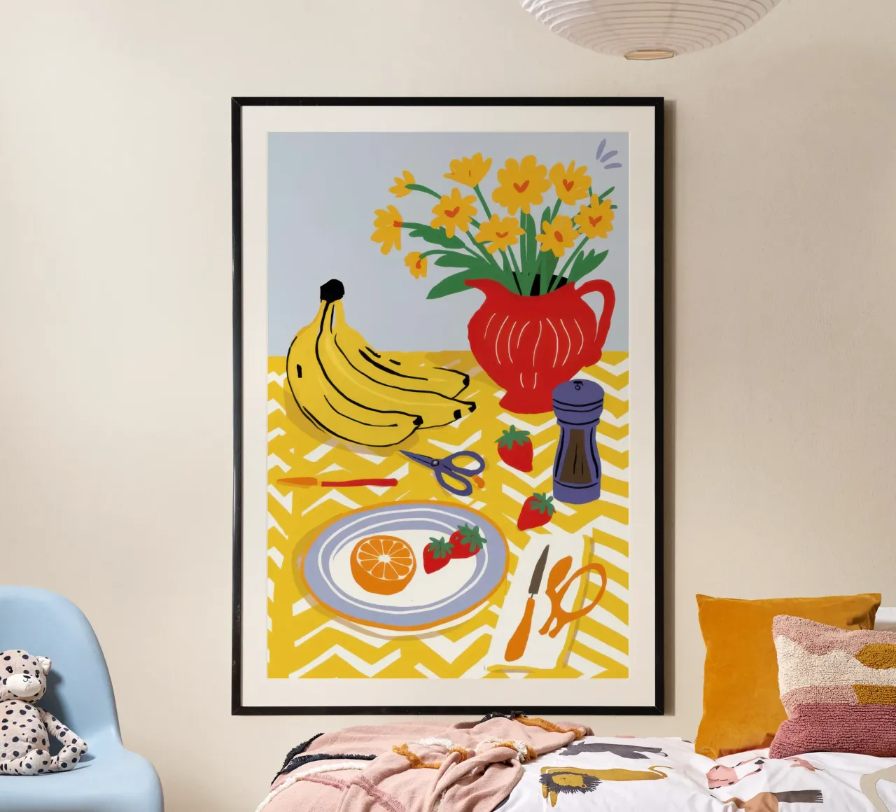 Bouquet di banane soleggiate poster da Echo Saber