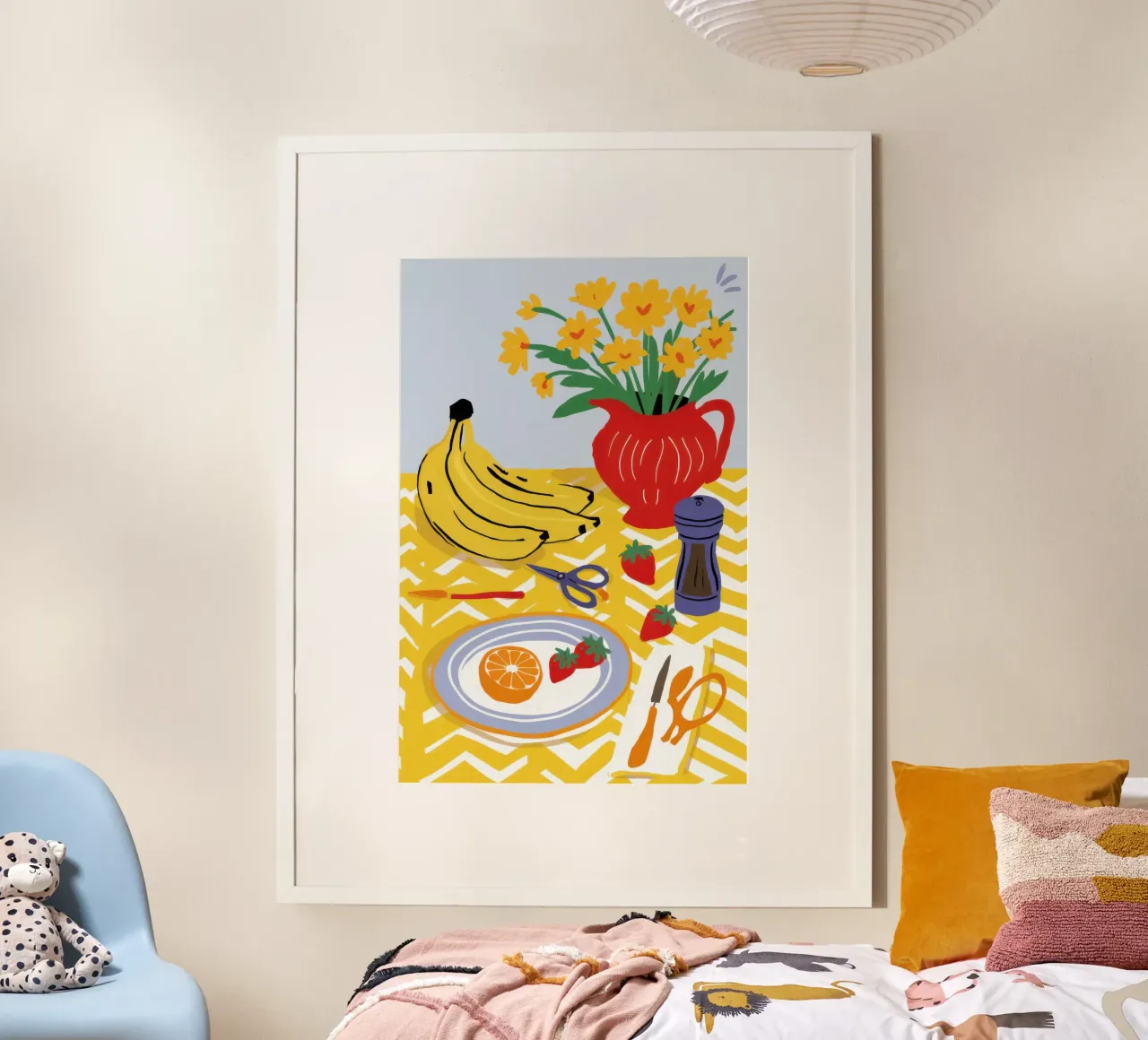 Bouquet di banane soleggiate poster da Echo Saber