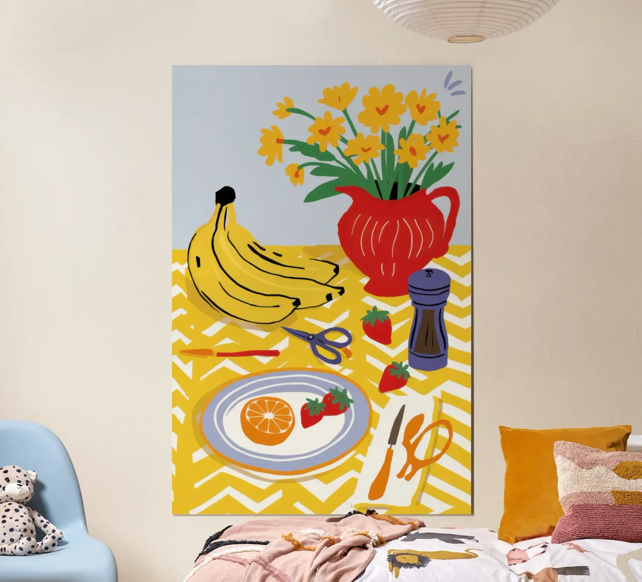 Bouquet di banane soleggiate poster da Echo Saber