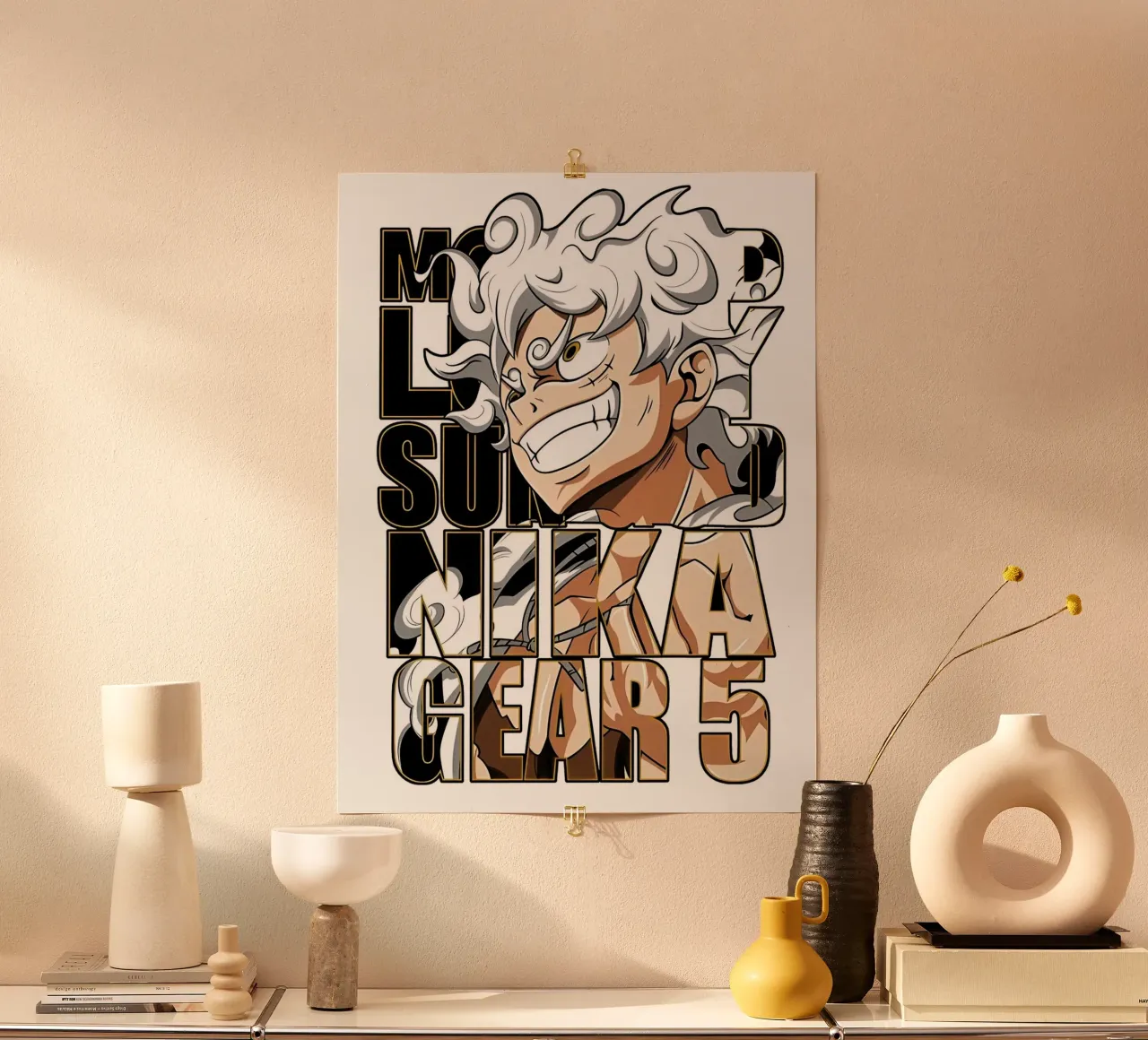 Luffy Gear 5 poster da Toby H Williams