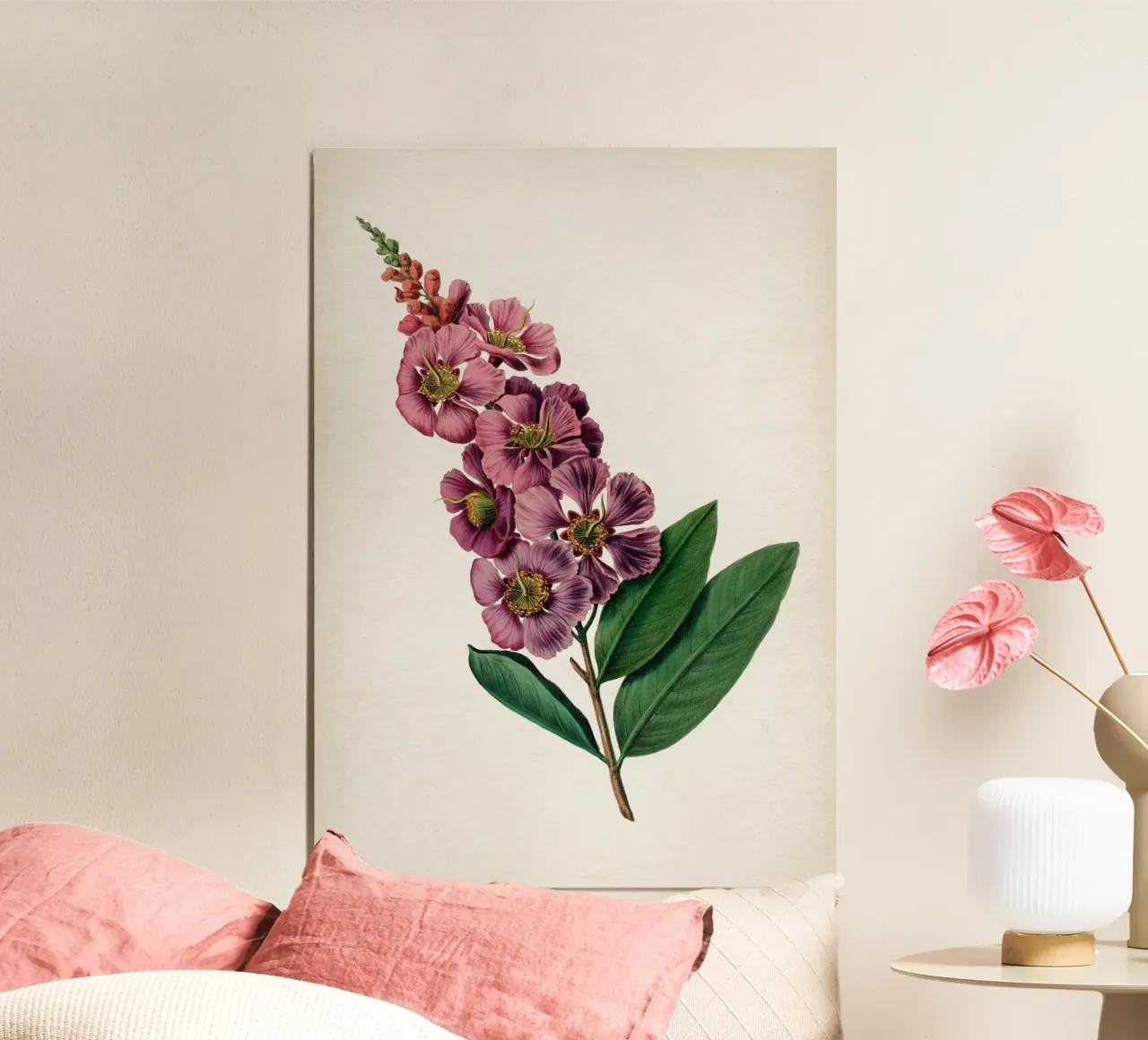 Vintage Denisse 2 Lagerstroemia Regina poster con telaio in alluminio da Vintage Print Collection