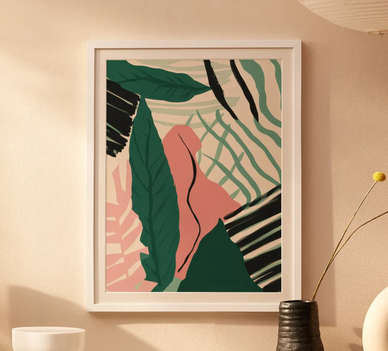 Frammenti di giungla geometrica poster da Echo Saber