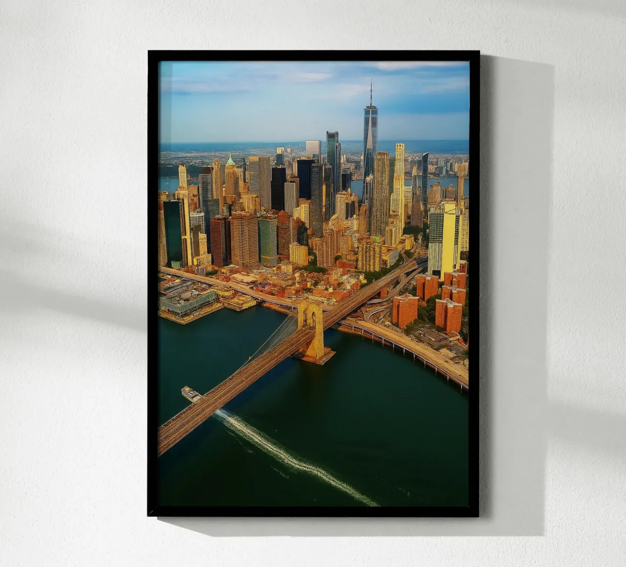 pont sur la mer vue rétro photographie poster de viantishop