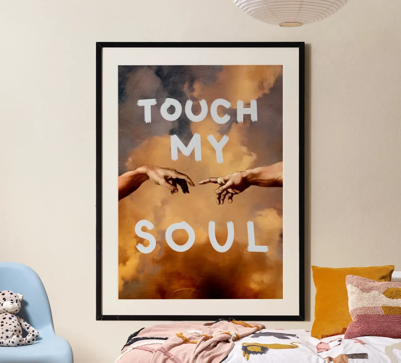 TOUCH MY SOUL poster da Type & Tape