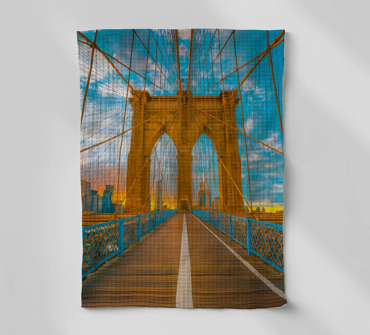 vue du pont photographie rétro torchon de viantishop