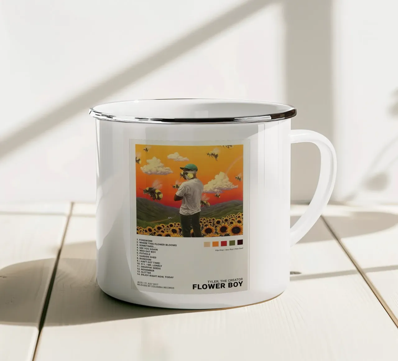Flower Boy Tyler The Creator tazza in smalto da Roronoa7