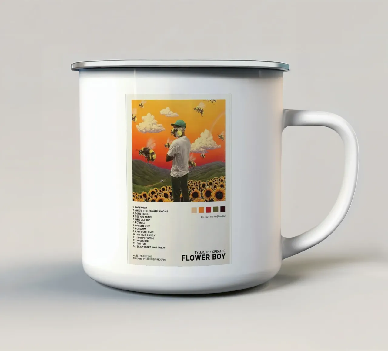 Flower Boy Tyler The Creator tazza in smalto da Roronoa7