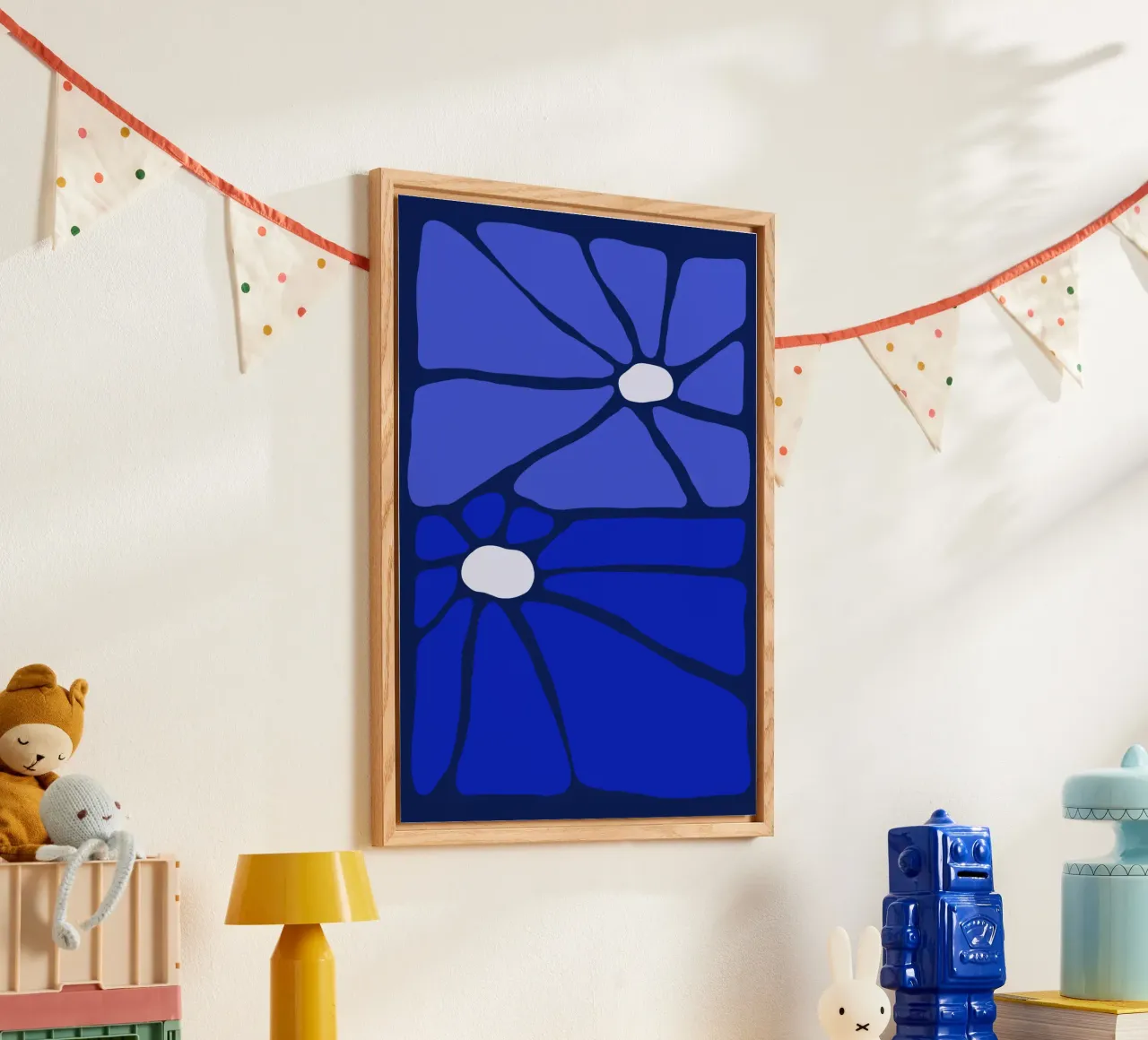 Indigo bloom plexiglass da TijanaArtStudio88