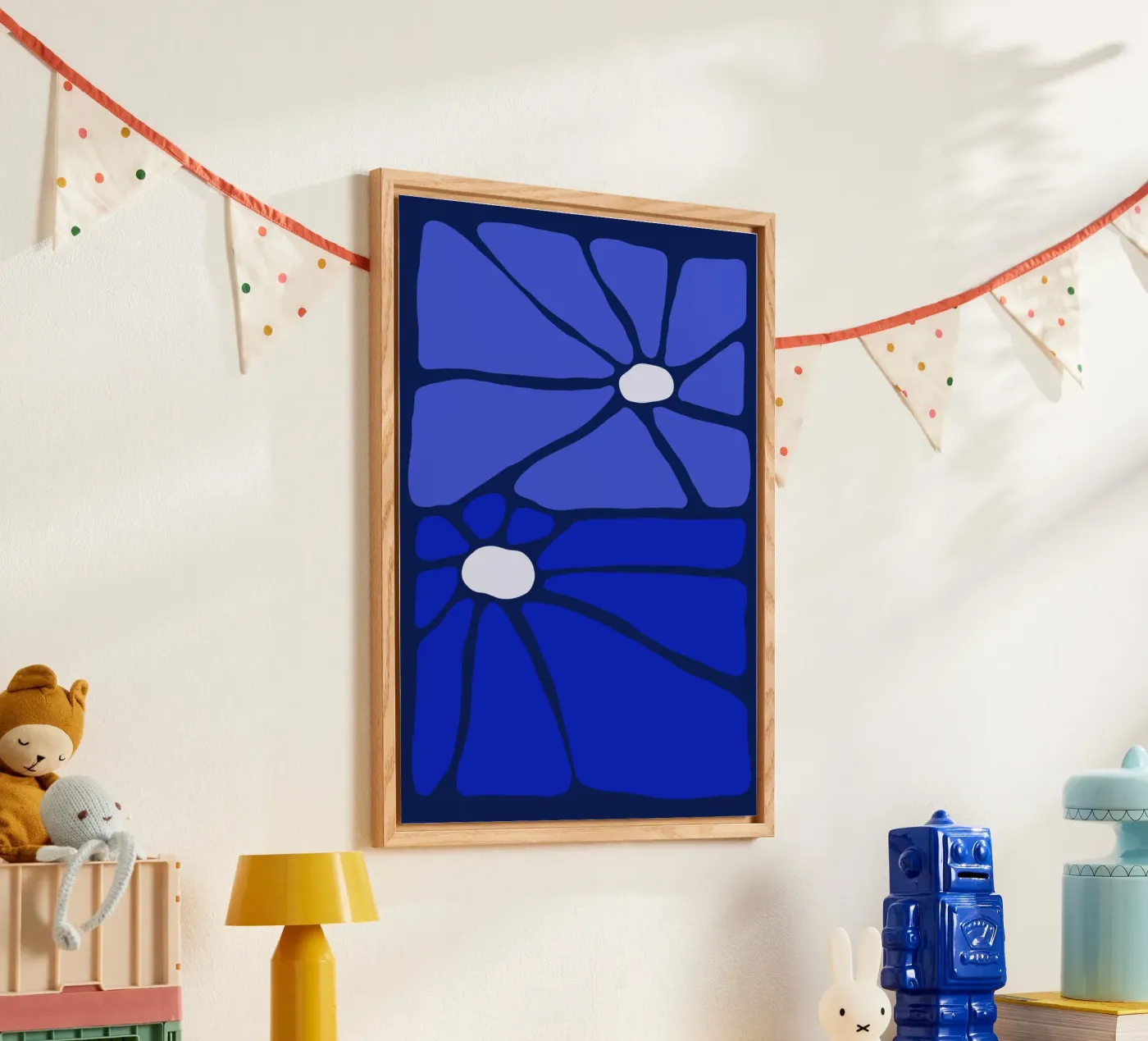 Indigo bloom plexiglas de TijanaArtStudio88