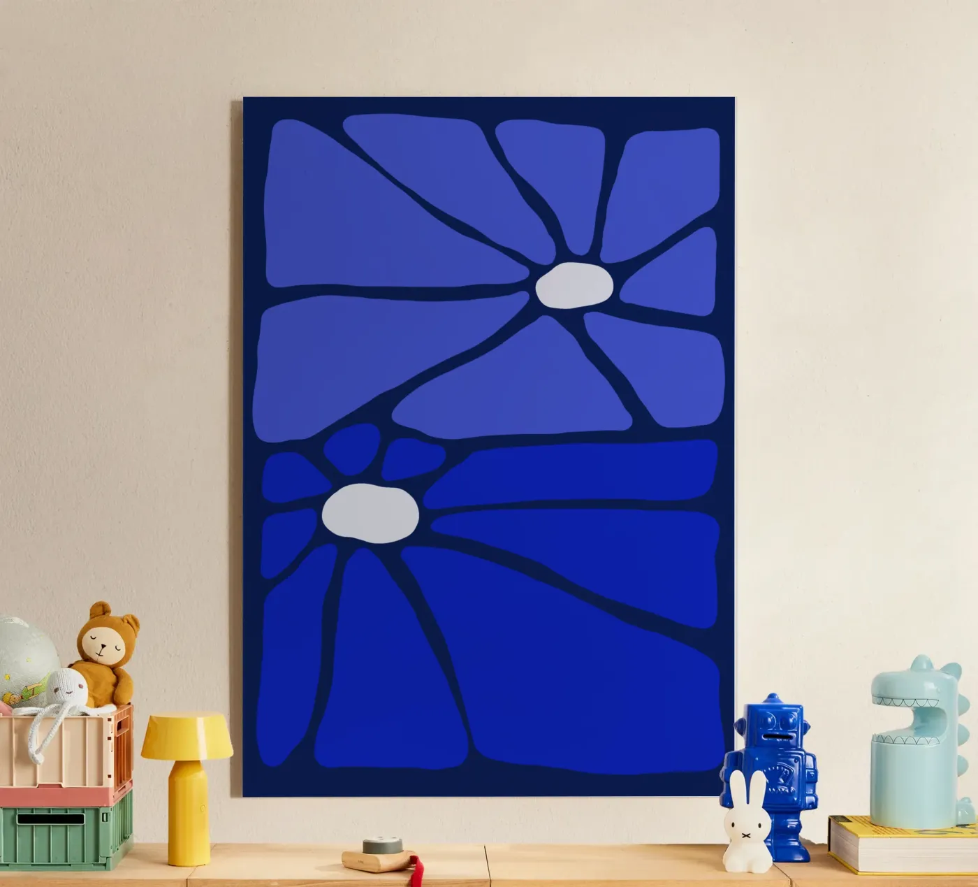 Indigo bloom plexiglas de TijanaArtStudio88