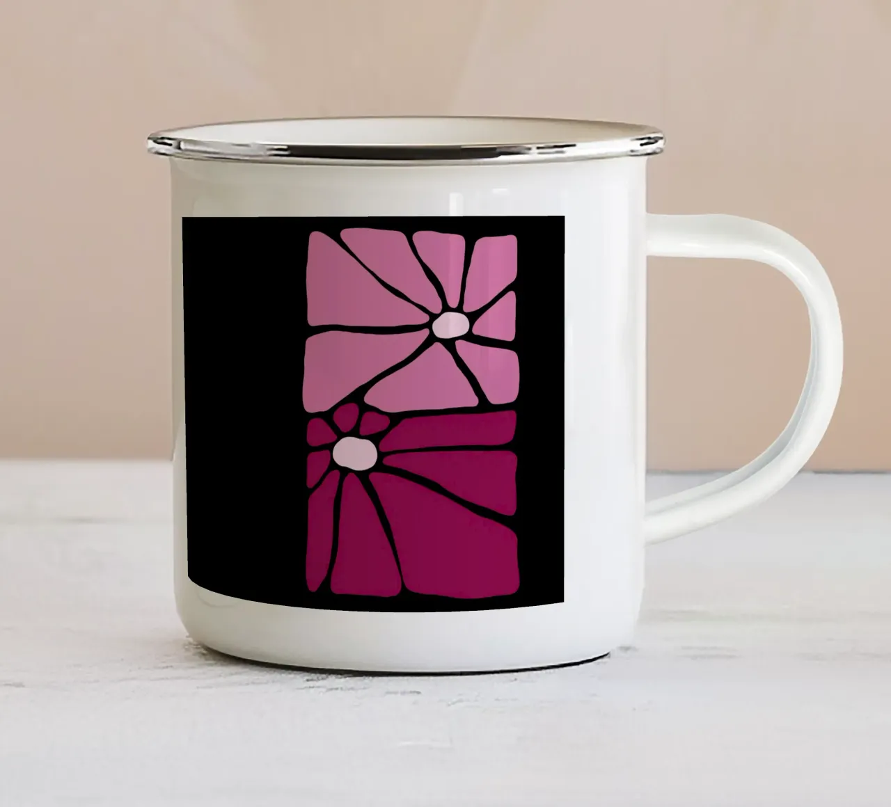 Velvet bloom tazza in smalto da TijanaArtStudio88