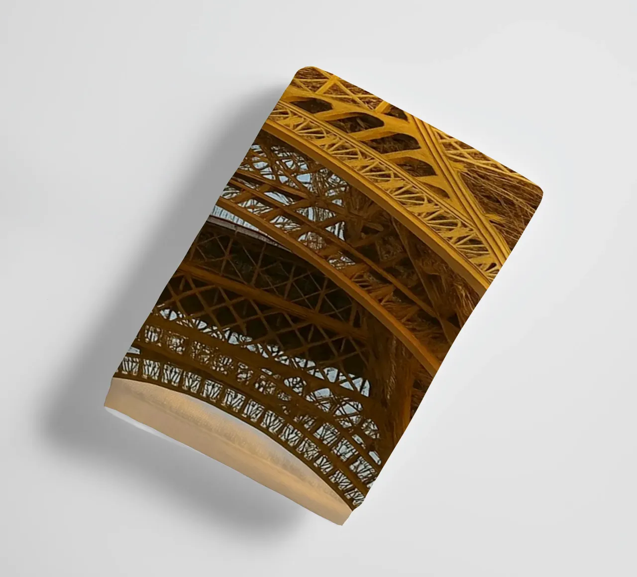 eiffel tower view retro photography towel by viantishop