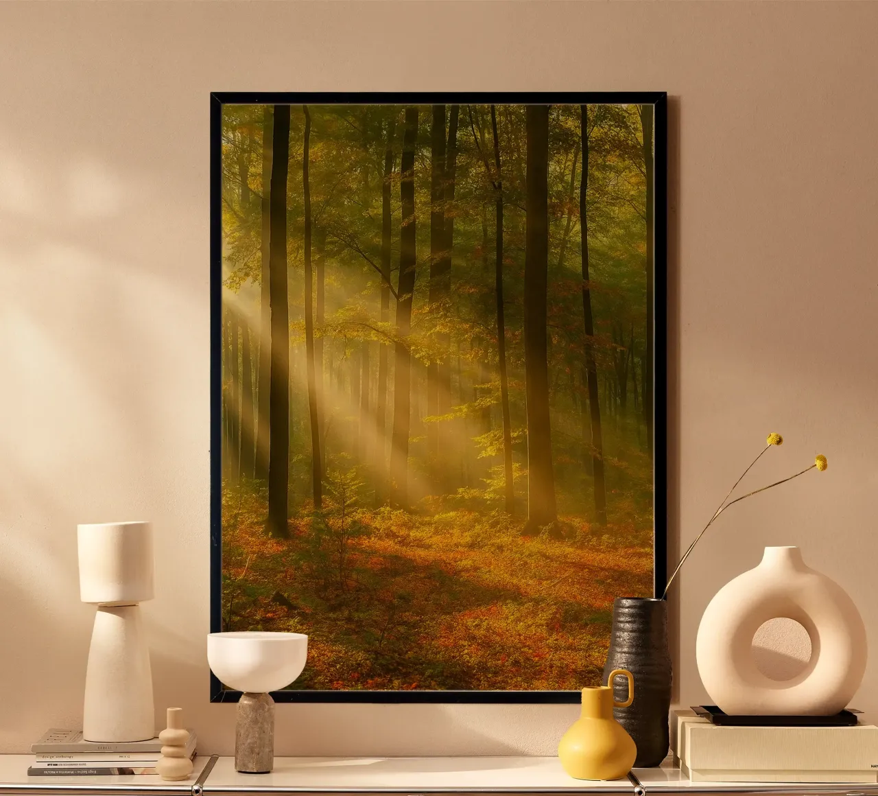 fotografia retro di forrest view poster da viantishop