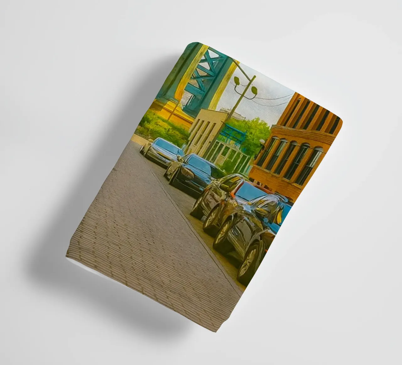 manhattan bridge view retro photography towel by viantishop
