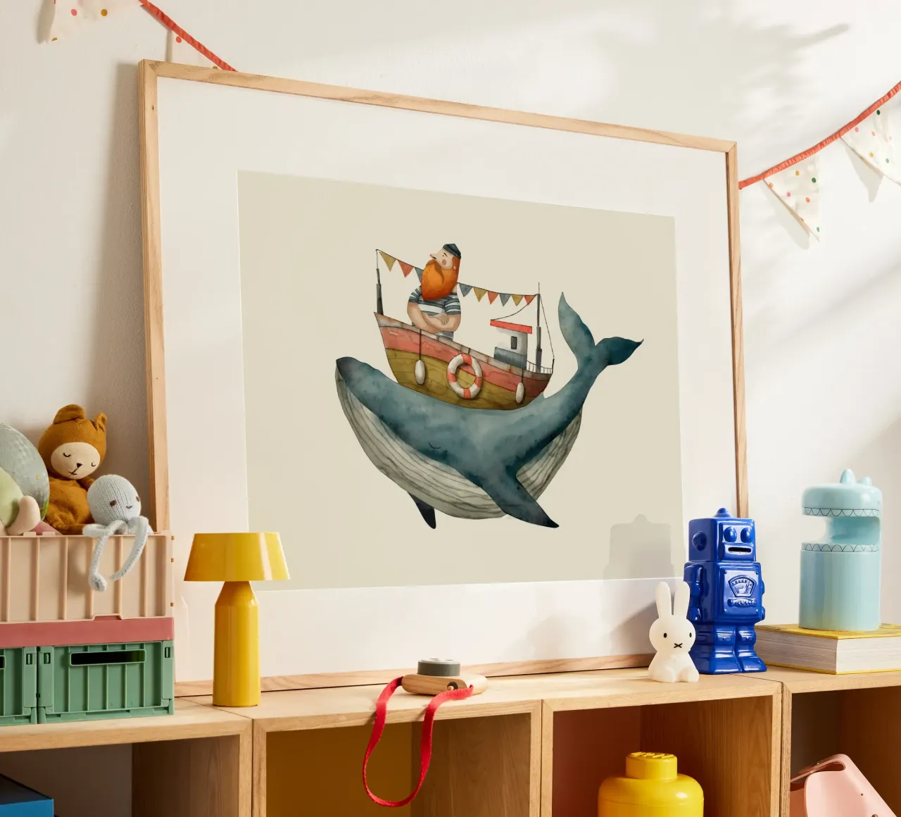 On Board poster con telaio in plastica da Indigo Rain