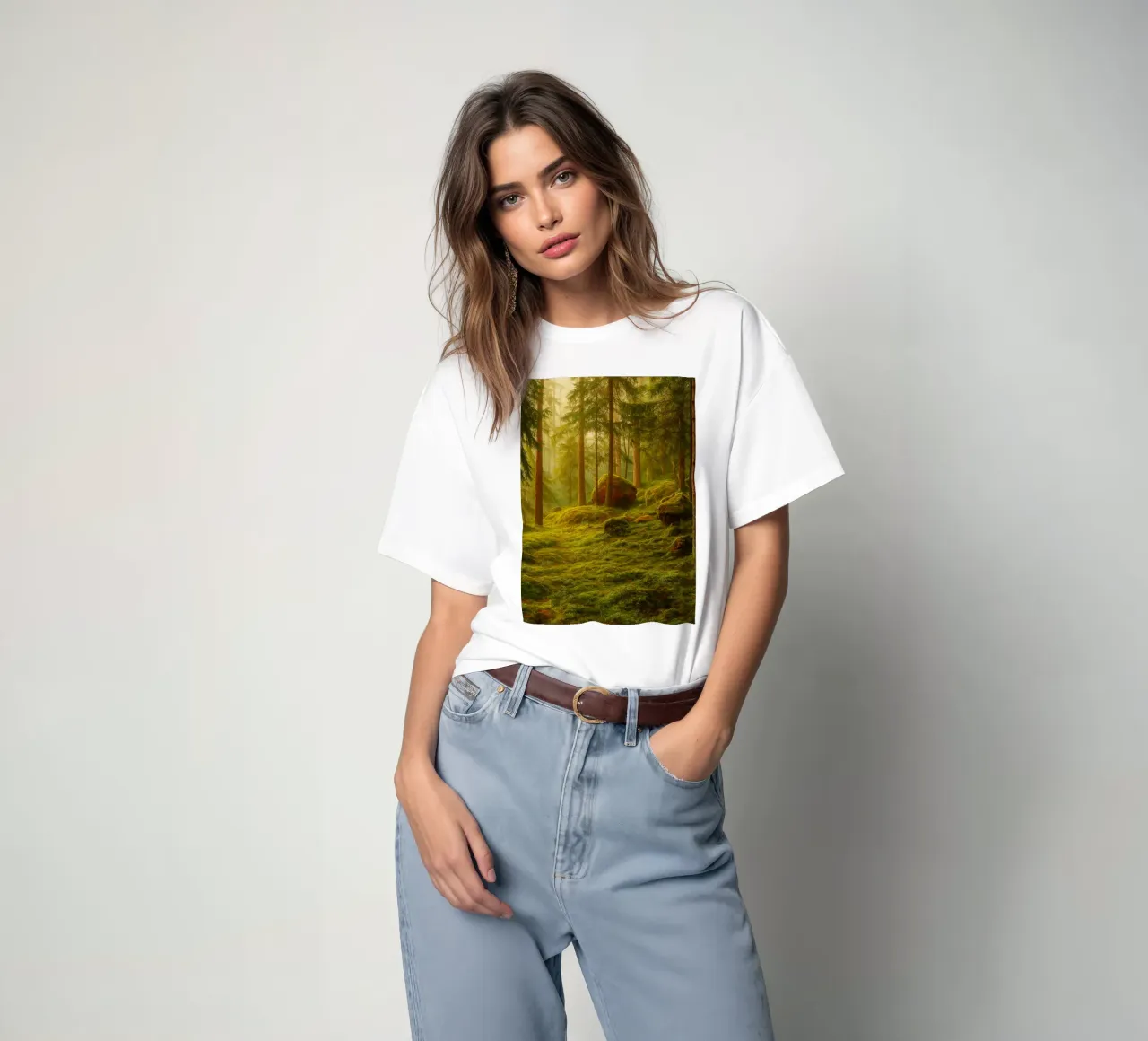 moost forrest view retro photography t-shirt da viantishop